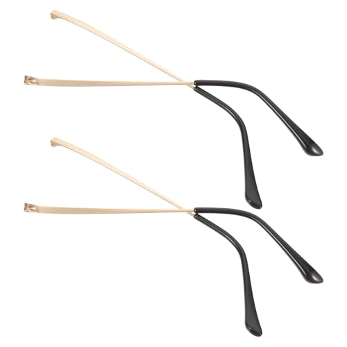 Patas de metal para gafas con construcción resistente y kit de repuesto de 4 piezas