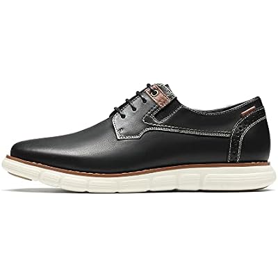 Bruno Marc Men's Crossflex Oxford Dress Sneakers Casual Leather Dress Shoes