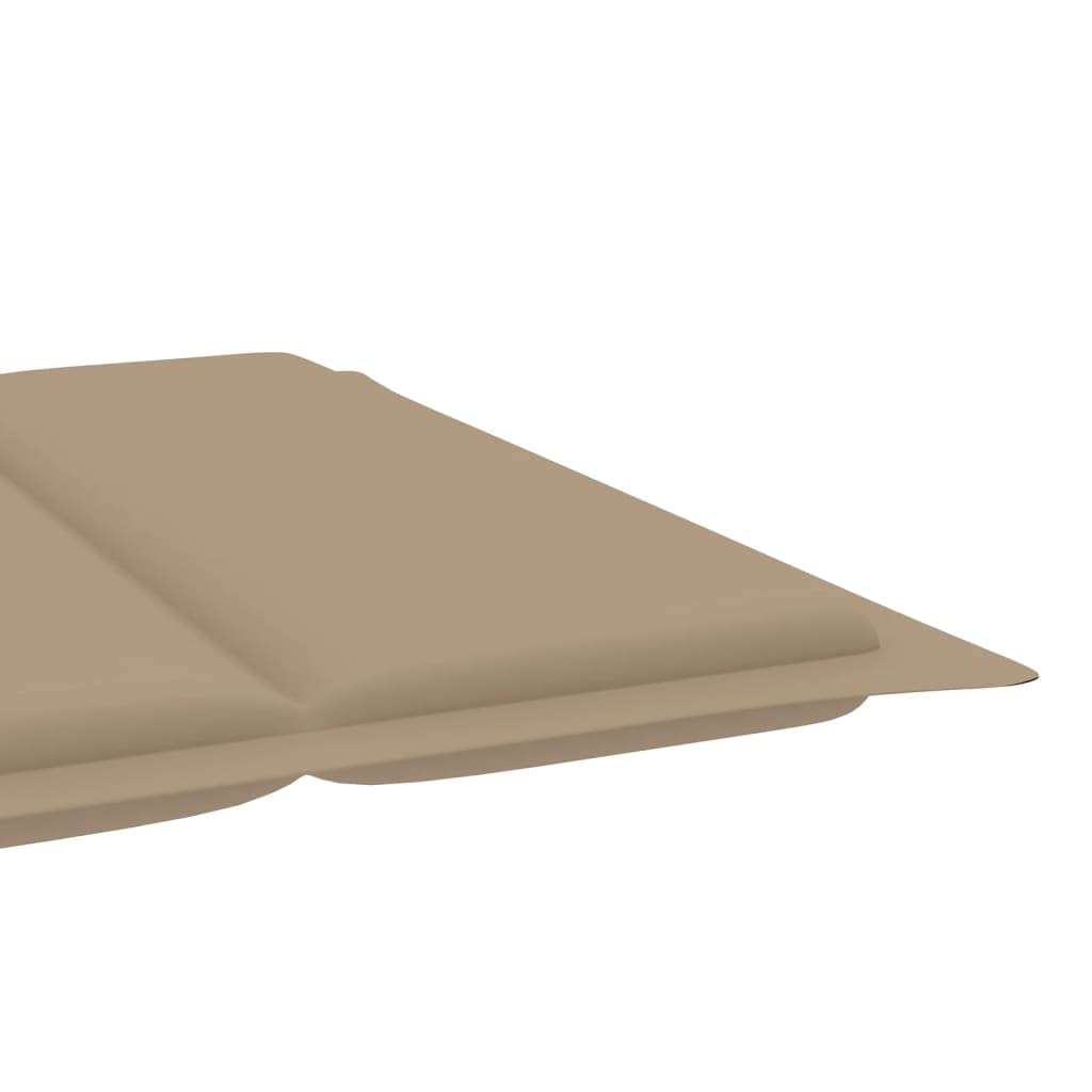 vidaXL 2X Madera Maciza de Acacia Tumbonas con Cojines Hamaca Cama Salón Diván Asiento Piscina Playa Jardín Patio Terraza Balcón Exterior Muebles