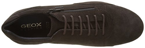 Image of Geox Men's Oxford Lace-Up, Brown Dk Coffee, 10.5 UK