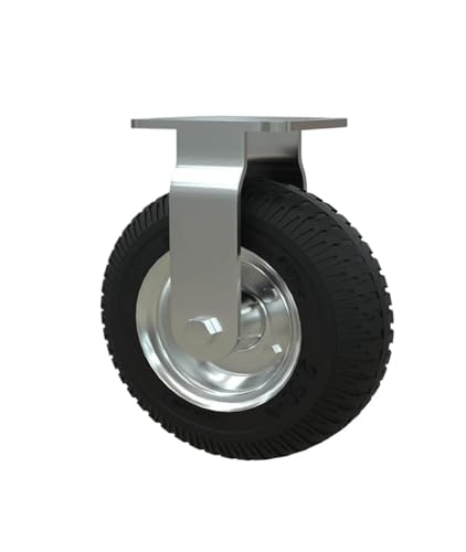 Roulettes directionnelles gonflables 8 pouces en caoutchouc pour chariot de service