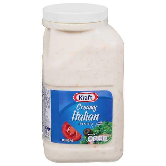 Kraft Creamy Italian Dressing, 1 Gallon (3.79L)
