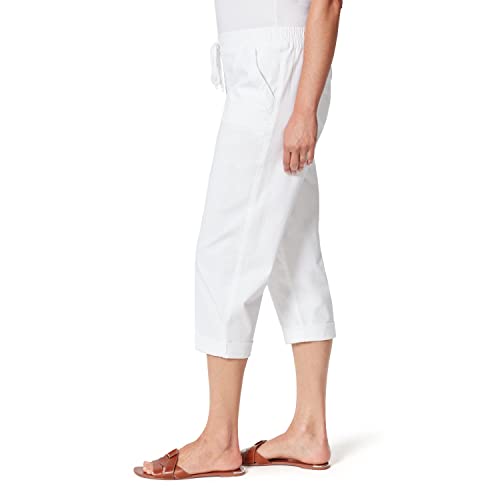 Bandolino womens Utility Pull on High Rise Straight Leg Capri2