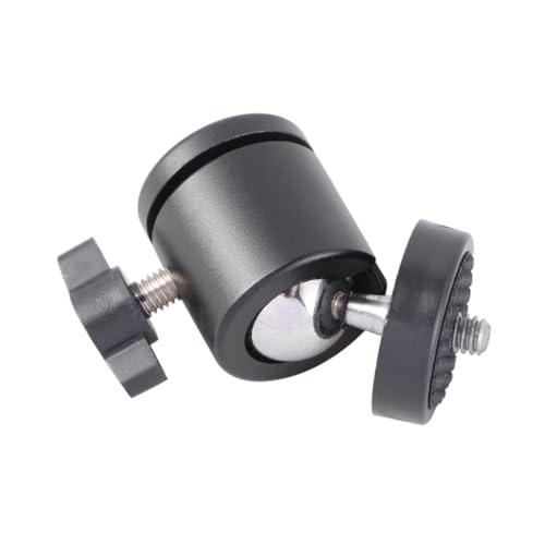 OSOLADY 2 Pcs 360 Mini Tripod Mini Head Camera Mount Tripod for Video Camera Ball Head Mount Camera Head Camera Tripod Stand Tripod Ball Head Tripod for Camera Camcorder Tripod Black