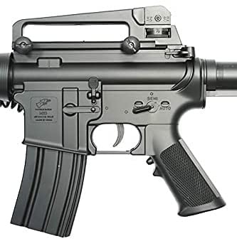 2EAGLE Fusil Airsoft M83 A1 Style M4-Plastique Haute résistance/Couleur Noir/électrique (0.5 Joule)-Semi/Full Automatique-livré avec Accessoires, 950 mm