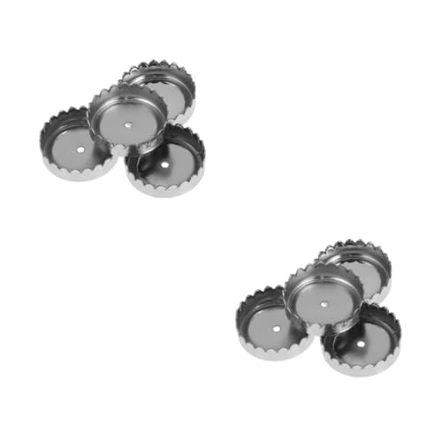 ULTECHNOVO 8 Piezas Soporte Magnético de Jabón Inoxidable de Diseño sin Taladro Caps para Secado Rápido Accesorios Prácticos para Baño y Cocina