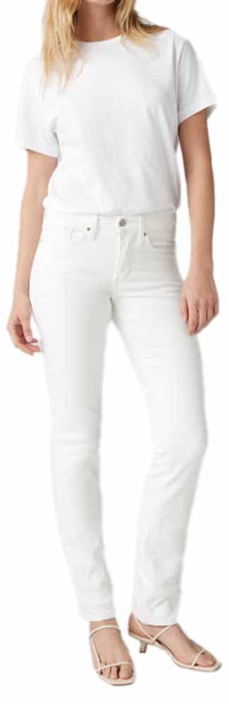 Levi's Women's 314 Shaping Straight Jeans, Soft Clean White, 29W / 32L