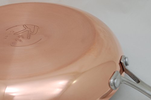 Kila Chef 24 Cm Thick Copper Fry Pan (3.5Mm Thick, 1.5Mm Copper) #TOP2