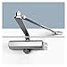 Spring Buffer Door Closer Metal Mute Closing Tool Versatile Fireproofing for Residential Commercial Use(25-45KG)