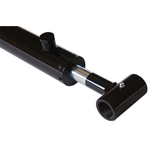 Image of Magister Hydraulic Cylinder 1.75 inch Bore x 14 inch Stroke, Loader Welded Hydraulic Ram with Cross Tube Ends, Double Acting Hydraulic Piston 3500 PSI (WLD 1.75x14)