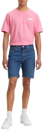 Levi's 501 Original Shorts, Pantalones cortos Hombre, Bleu Eyes Break Short, 33W