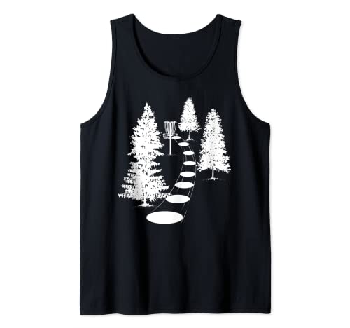 Disc Golf Into The Woods | süßes Spielgeschenk Tank Top