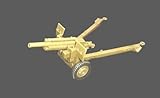 Classic Toy Soldiers WWII US 105mm cannon in 1/32 scale
