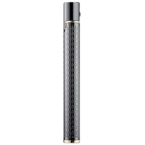 Navpeak Long Strip Refillable Butane Gas Cigarette Lighter Wheel Fire Starter for Men&Women (Butane Not Included) (Black) Cover