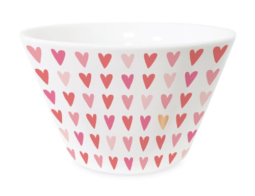 Grafik-Werkstatt Cuenco de cereales con oro real | cuenco de porcelana | corazones