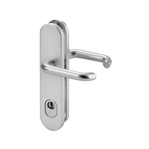 1 Cama de protección con placa larga de wechselgrt. Formato ES1 exterior Cartel 15 mm, ovalado, picaporte Forma de U PZ 72 mm 492898 ZA unidades