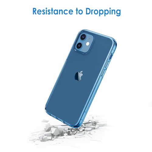 Image of JETech Case for iPhone 12 /12 Pro, Anti-Yellowing, Jean Indigo