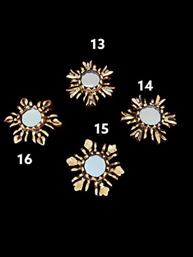 Zoeartcrafts Peruvian Sunburst Mirror 5" Gold - Home Decoration #TOP4