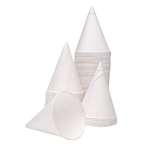 4oz Water Drinking Cone Cup White (Pack of 5000) ACPACC04