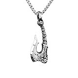 Men's necklace，Vintage Viking Axe Head Pendant Necklace Man Nordic Style Awe Helmet Pendant Necklace Fashion Jewelry Gift