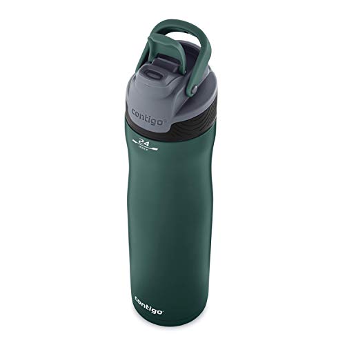 Contigo Garrafa de água automática Chill de aço inoxidável, Acelga