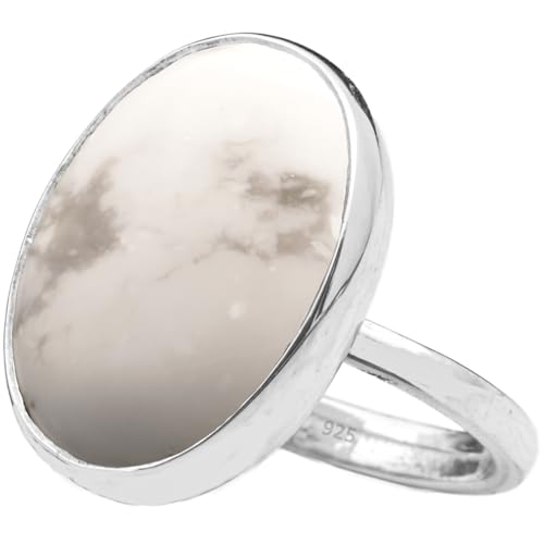 Natural Amazonite Crystal Ring Anti-Tarnish 925 Sterling Silver Oval Solitaire Gemstone Dainty Perseverance Crystal Virgo Wealth Statement Ring Handmade Turkish Fine Jewelry