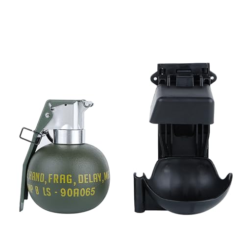 Zhongren Dummy Grenade Toy Model Plastic Grenades CS Airsoft Tactical Gear Accessories for Army Fans Cosplay Movie Props Outdoor (M67-Set) - Thumbnail 3