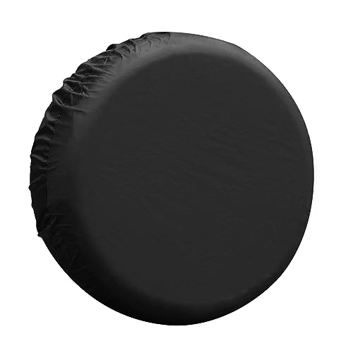 uxcell Universal 190T Polyester Spare Tire Cover for Jeep Trailer RV SUV Truck Wheel Suitable for Tires Size 27'-28' Fit Overall Wheel Diameter 15 Inch