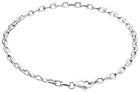 Nenalina Armband 925 Sterling Silber Bettelarmband für alle gängigen Charms Anhänger Breite 3 mm Länge bis 22 cm - 873009-022