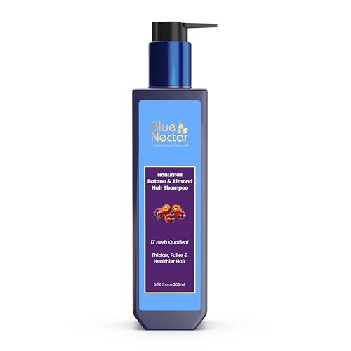 Blue Nectar Batana Oil Shampoo, 6.76 Fl Oz, 17 Herbs