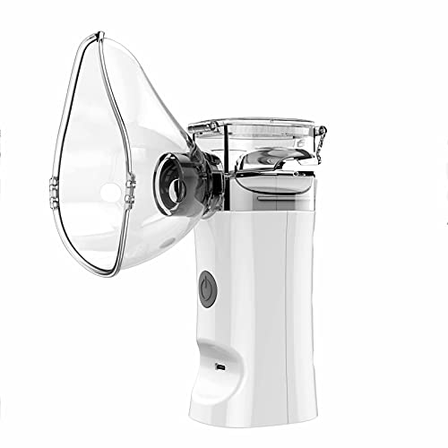Apowus Portable Nebulizer - Handheld Mesh Nebulizer Machine For Adults & Kids Travel And Household Use, Quiet Steam Inhaler For Breathing Problems. #TOP11
