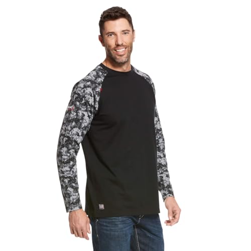 Ariat Men's Flame Resistant Long Sleeve Baseball Tee