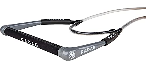 Radar Deep V 15" Diamond Grip Waterski Handle - Silver/White