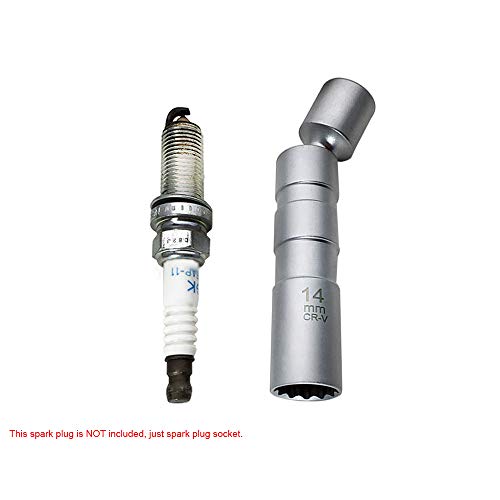 Ajcoflt 14mm Thin Wall Spark Plug Socket Drive 12-Point Spark Plug Sockets Ferramentas a
