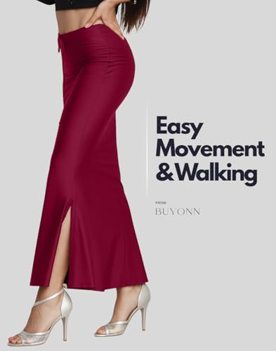 Image of Saree Shapewear Petticoat for Women | Stretchable Saree Shaper | Shapewear for Saree | Petticoat Innerwear | Saree Skirt for Women | Shape Wear for Dresse & Sarees