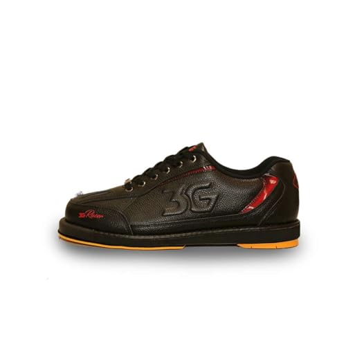 900 Global 3G Men's Racer Right Hand Bowling Shoes - Black/Red
