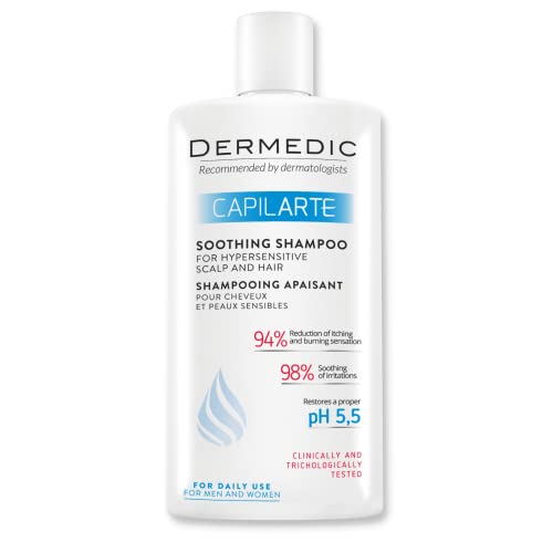 Shampooing apaisant DERMEDIC CAPILARTE 300 ml pour la douche bien-être des cheveux sensibles