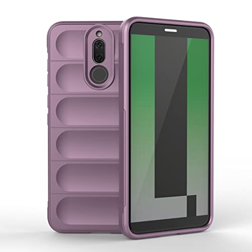 Elubugod Case for Huawei Mate 10 Lite Case Cover,TPU Mobile Phone Soft Case for Huawei Mate 10 Lite RNE-L01 RNE-L03 RNE-L21 RNE-LX1 RNE-L23 RNE-LX3 / Nova 2i RNE-L02 Case Cover Purple
