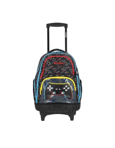 Xtrem Samsonite Mochila de Rodinha Infantil Cross 2.0 Preta Gamer