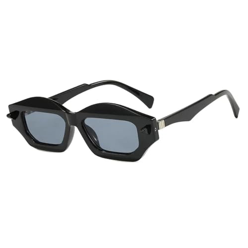 Lunettes de soleil rectangulaires femme avec verres solaires d'extérieur performants