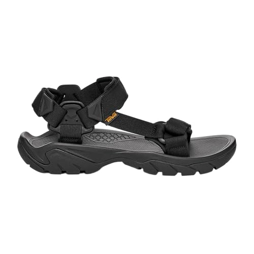 Image of Teva Terra Fi 5 Univ Men's Spider Rubber Quick Dry Sandal Sandals (Black, US 13)