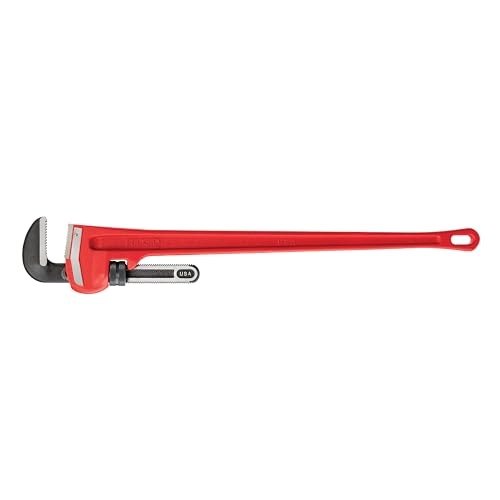RIDGID 31040 Model 48 Heavy-Duty Straight Pipe Wrench, 48-inch Plumbing Wrench
