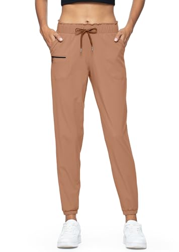 Image of Haowind Joggers for Women with Pockets Elastic Waist Workout Sport Gym Pants Comfy Lounge Yoga Running Pants