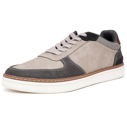 Tenis de gamuza vegana Nautica para caminar con estilo casual de caña baja