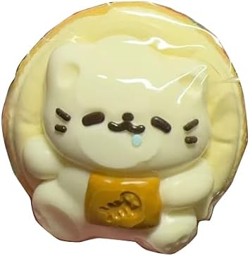 Taba Squishy Squeeze Candy Handmade Cat Eating Fish,Teenagers,Adults,Kawaii Squishies Sensory Toys, Stress Relief, Birthday, Desk Accessories1 Pcs