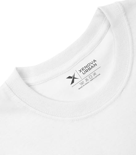 Image of XENOVAURBAN Men's Regular Fit Printed Round Neck Cotton T-Shirt | Graphic Printed Casual Wear Unisex Fit XS to 3XL Tshirt RN-MOOOD