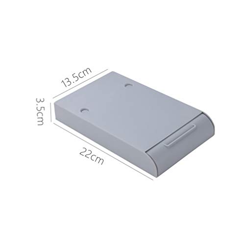 IMIKEYA 2 peças de gaveta autoadesiva oculta para gavetas embaixo da mesa, caixa de canetas com band