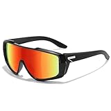 (Lightweight Comfort Fit) Il telaio sportivo ergonomico offre un comfort equilibrato durante le lunghe sessioni di allenamento.Aiuta a ridurre la pressione sul naso rimanendo al sicuro durante la corsa o il ciclismo.