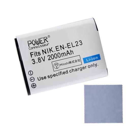 Nikon�Ή� �J�����p�����o�b�e���[ 3.8V 2000mAh �����Y�N���[�j���O�N���X�t���yPSE�F�؍ς݁z6I6 [���s�A���i] | Coolpix B700 P610 P610s P900 P900s S810c EN-EL23 P600