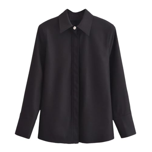 Women's Pants Set with Shoulder Pads Shirt Mid Waist Suit